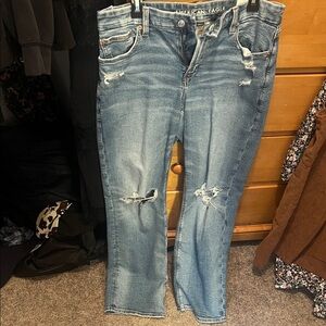 NWT American Eagle Outfitters Women's Curvy Straight Jeans